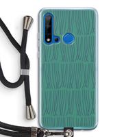 CaseCompany Swirls: Huawei P20 Lite (2019) Transparant Hoesje met koord