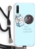 CaseCompany Best Friend Forever: Huawei P Smart Pro Transparant Hoesje met koord