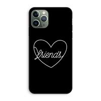 CaseCompany Friends heart black: iPhone 11 Pro Tough Case