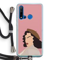 CaseCompany Confidence: Huawei P20 Lite (2019) Transparant Hoesje met koord