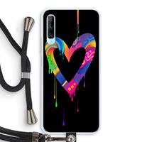 CaseCompany Melts My Heart: Huawei P Smart Pro Transparant Hoesje met koord