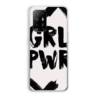 CaseCompany Girl Power #2: Oppo A95 5G Transparant Hoesje