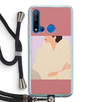 CaseCompany Cosy: Huawei P20 Lite (2019) Transparant Hoesje met koord