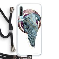 CaseCompany Golden Falcon: Huawei P Smart Pro Transparant Hoesje met koord