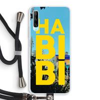 CaseCompany Habibi Majorelle : Huawei P Smart Pro Transparant Hoesje met koord