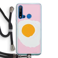 CaseCompany Sunny side up: Huawei P20 Lite (2019) Transparant Hoesje met koord