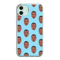 CaseCompany Kanye Call Me℃: iPhone 11 Transparant Hoesje