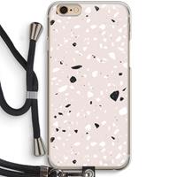 CaseCompany Terrazzo N°20: iPhone 6 / 6S Transparant Hoesje met koord