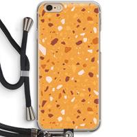 CaseCompany Terrazzo N°24: iPhone 6 / 6S Transparant Hoesje met koord