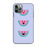 CaseCompany Smiley watermeloen: iPhone 11 Pro Tough Case