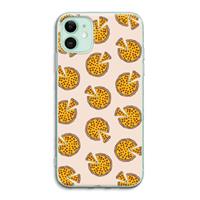CaseCompany You Had Me At Pizza: iPhone 11 Transparant Hoesje