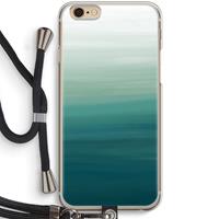 CaseCompany Ocean: iPhone 6 / 6S Transparant Hoesje met koord