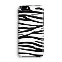 CaseCompany Zebra pattern: Volledig Geprint iPhone 7 Hoesje