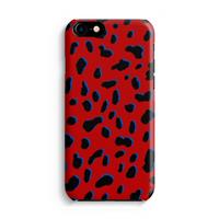 CaseCompany Red Leopard: Volledig Geprint iPhone 7 Hoesje