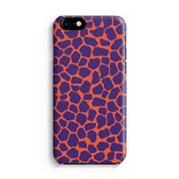 CaseCompany Purple Giraffe: Volledig Geprint iPhone 7 Hoesje