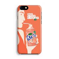 CaseCompany Peach please!: Volledig Geprint iPhone 7 Hoesje