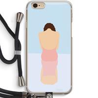 CaseCompany Mirror: iPhone 6 / 6S Transparant Hoesje met koord