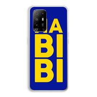 CaseCompany Habibi Blue: Oppo A95 5G Transparant Hoesje