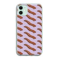 CaseCompany Bacon to my eggs #2: iPhone 11 Transparant Hoesje