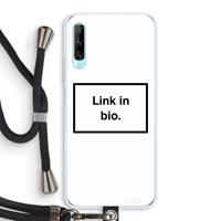 CaseCompany Link in bio: Huawei P Smart Pro Transparant Hoesje met koord