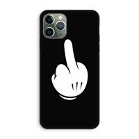 CaseCompany Middle finger black: iPhone 11 Pro Tough Case