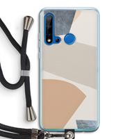 CaseCompany Formo: Huawei P20 Lite (2019) Transparant Hoesje met koord