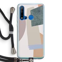 CaseCompany Lindo: Huawei P20 Lite (2019) Transparant Hoesje met koord