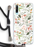 CaseCompany Sweet little flowers: Huawei P Smart Pro Transparant Hoesje met koord