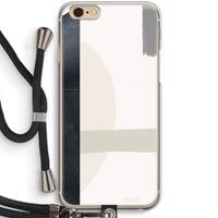 CaseCompany Baca: iPhone 6 / 6S Transparant Hoesje met koord