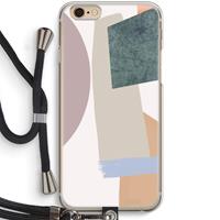 CaseCompany Lindo: iPhone 6 / 6S Transparant Hoesje met koord
