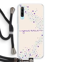 CaseCompany Sterren: Huawei P Smart Pro Transparant Hoesje met koord