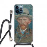 CaseCompany Van Gogh: iPhone 13 Pro Max Transparant Hoesje met koord