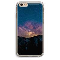 CaseCompany Travel to space: iPhone 6 Plus / 6S Plus Transparant Hoesje
