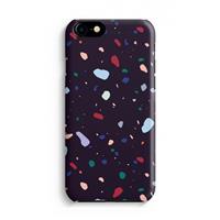 CaseCompany Dark Rounded Terrazzo: Volledig Geprint iPhone 7 Hoesje