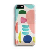 CaseCompany Bold Rounded Shapes: Volledig Geprint iPhone 7 Hoesje