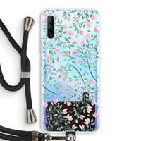 CaseCompany Sierlijke bloemen: Huawei P Smart Pro Transparant Hoesje met koord