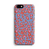 CaseCompany Leopard blue: Volledig Geprint iPhone 7 Hoesje