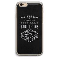 CaseCompany Life: iPhone 6 Plus / 6S Plus Transparant Hoesje