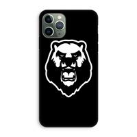 CaseCompany Angry Bear (black): iPhone 11 Pro Tough Case