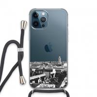 CaseCompany Marrakech Skyline : iPhone 13 Pro Max Transparant Hoesje met koord