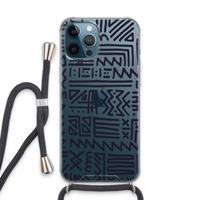 CaseCompany Marrakech print: iPhone 13 Pro Max Transparant Hoesje met koord