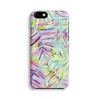 CaseCompany Tropical Palms Blue: Volledig Geprint iPhone 7 Hoesje