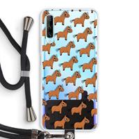 CaseCompany Pony: Huawei P Smart Pro Transparant Hoesje met koord