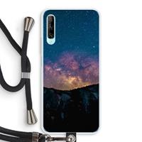 CaseCompany Travel to space: Huawei P Smart Pro Transparant Hoesje met koord