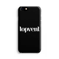 CaseCompany Topvent Zwart: Volledig Geprint iPhone 7 Hoesje