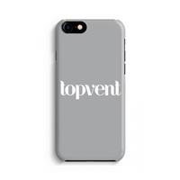 CaseCompany Topvent Grijs Wit: Volledig Geprint iPhone 7 Hoesje