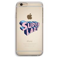 CaseCompany Superlady: iPhone 6 Plus / 6S Plus Transparant Hoesje
