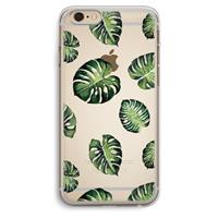 CaseCompany Tropische bladeren: iPhone 6 Plus / 6S Plus Transparant Hoesje