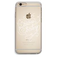 CaseCompany Laters, baby: iPhone 6 Plus / 6S Plus Transparant Hoesje