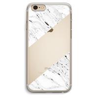 CaseCompany Biggest stripe: iPhone 6 Plus / 6S Plus Transparant Hoesje